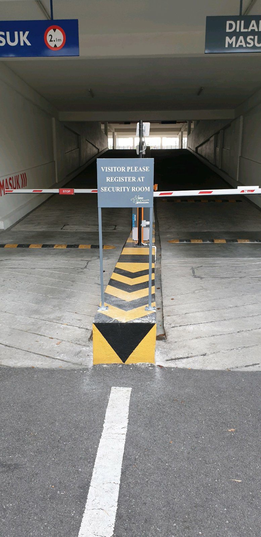 Aluminium Bending Notice Sign