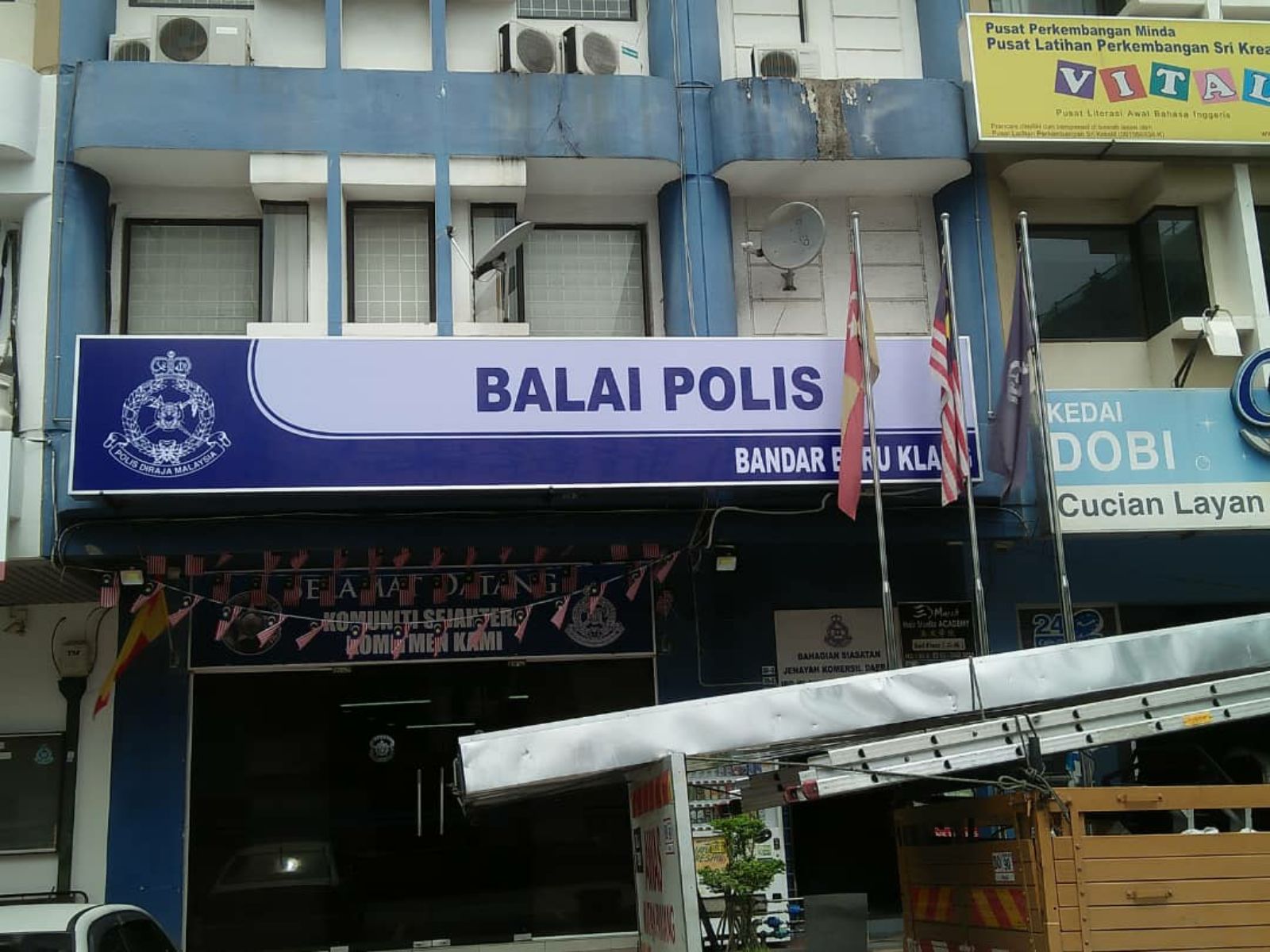 Balai Polis Light Box Signboard At Klang Light Box Selangor Malaysia Supply Manufacturers Printing Great
