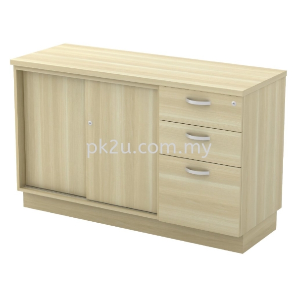 SC-YSP-7123 - Sliding Door + Fixed Pedestal 2D1F Side Cabinet Filing Cabinet / Office Cabinet Filing Cabinet / Storage Cabinet Johor Bahru (JB), Malaysia Supplier, Manufacturer, Supply, Supplies | PK Furniture System Sdn Bhd