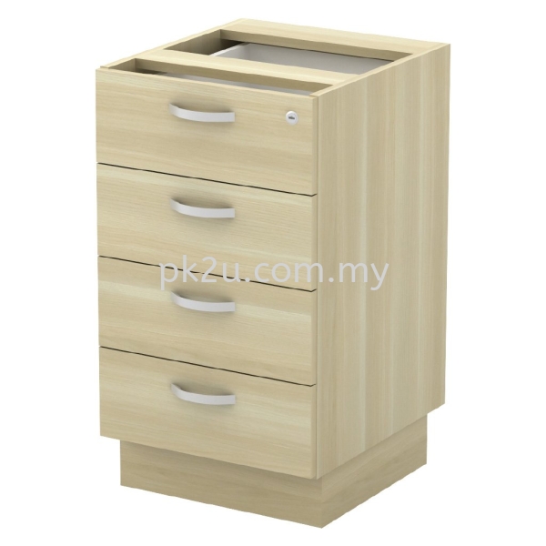 SC-YHP-4 - Fixed Pedestal 4D (Without Top) Hanging Drawer / Fixed Pedestal Pedestal / Drawer Filing Cabinet / Storage Cabinet Johor Bahru (JB), Malaysia Supplier, Manufacturer, Supply, Supplies | PK Furniture System Sdn Bhd