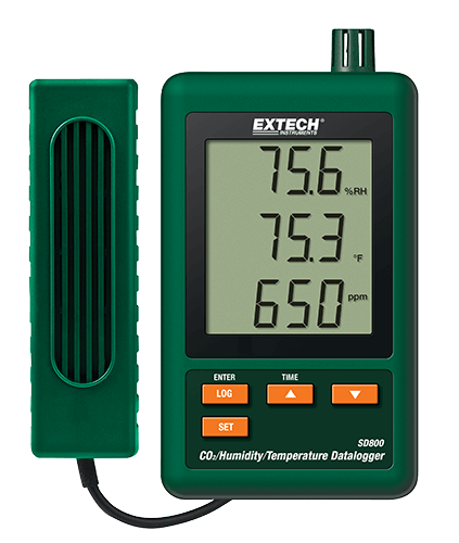 Extech SD800 CO2, Humidity and Temperature Datalogger Air Quality Meters Extech Instruments Test & Measurement Products Malaysia, Selangor, Kuala Lumpur (KL), Shah Alam Supplier, Suppliers, Supply, Supplies | LELab Sdn Bhd