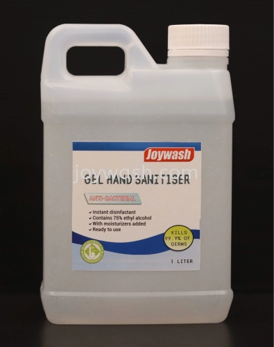 Instant Hand Sanitizer Gel Type 75% Ethyl Alcohol & Moisturizer 1 Liter Refill