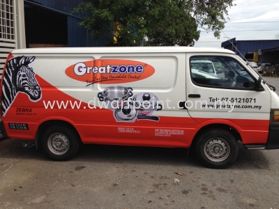 Commercial Van Sticker Wrap and Deco