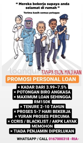 PINJAMAN PERIBADI TANPA SIGN MAJIKAN