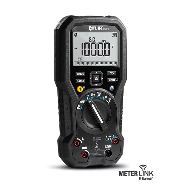 FLIR DM93 TRUE RMS INDUSTRIAL MULTIMETER