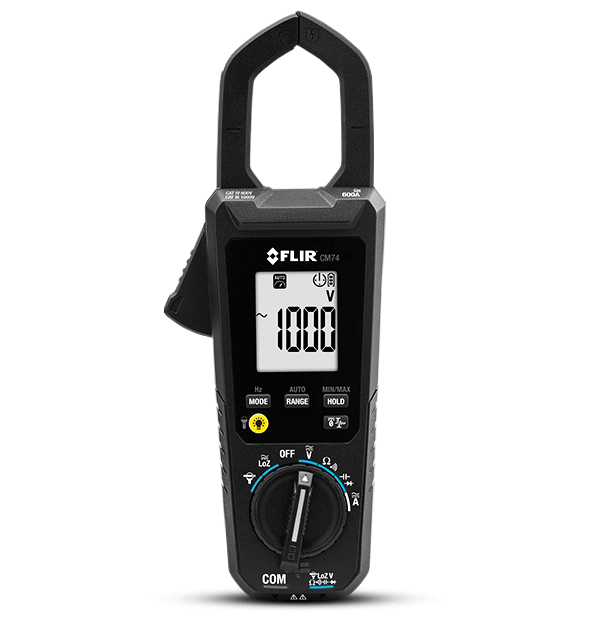 FLIR CM74 TRUE RMS CLAMP METER WITH VFD MODE