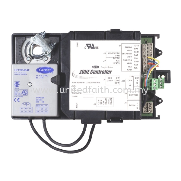 ComfortID™ VAV Fan Terminal Zone Controller 33ZCFANTRM Product Integrated Controller Carrier Comfort Network Air Conditioning Control System Selangor, Malaysia, Kuala Lumpur (KL), Singapore, Puchong, Petaling Jaya (PJ), Pandan Jaya Supplier, Suppliers, Supply, Supplies | United Faith Sdn Bhd