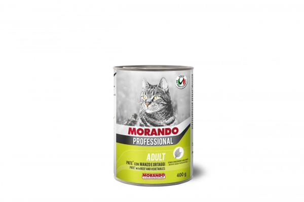 01261 MP PATE with BEEF & VEGETABLES 400gr Morando Professional - Wet in Tins Cat Food Morando Selangor, Malaysia, Kuala Lumpur (KL), Sungai Buloh Supplier, Suppliers, Supply, Supplies | Petopet Marketing Sdn Bhd