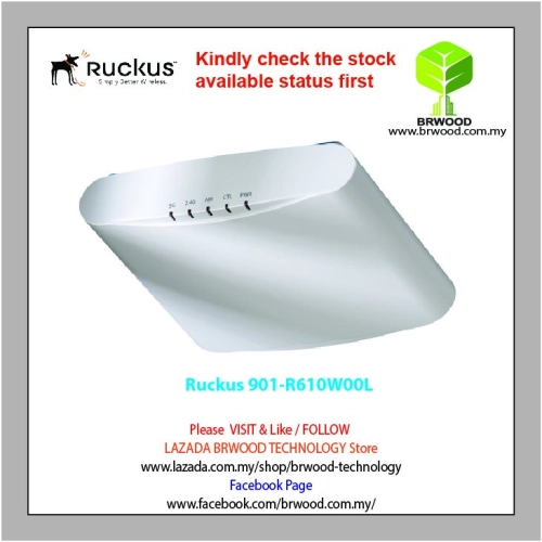 Ruckus 916-R610WW00L: R610 Indoor 802.11ac Wave 2 Wi-Fi Access Point