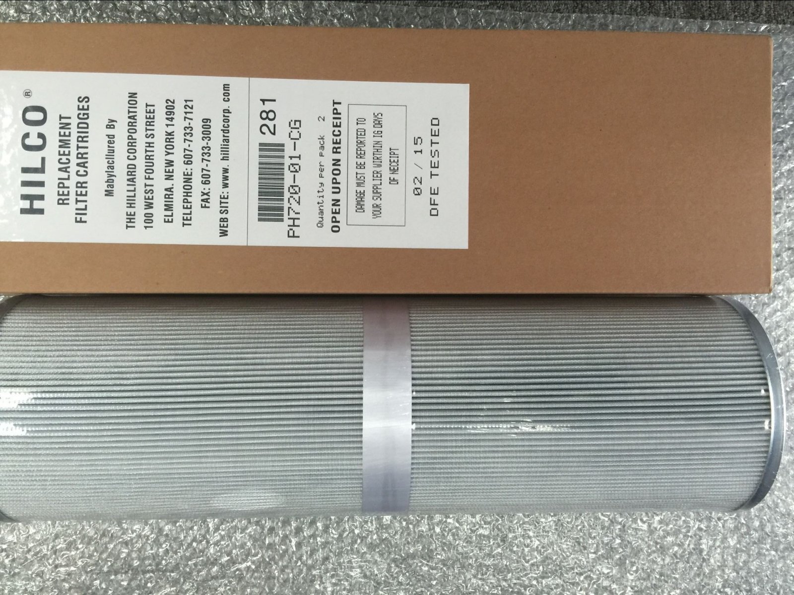 HILCO High Flow PH Series Filter Cartridge Supply by Fictron Malaysia Singapore Thailand Indonesia
