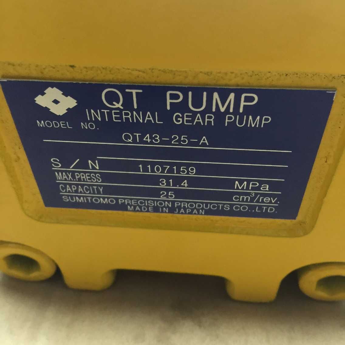SUMITOMO QT Series Single Gear Pump Supply by Fictron Malaysia Singapore Thailand Indonesia