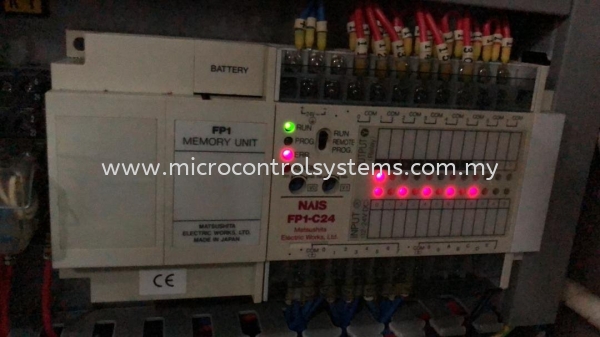 Nais FP1-C24 trouble shooting Nais PLC complete Series trouble shooting PLC Systems Kuala Lumpur (KL), Malaysia, Selangor, Kepong Repair, Service, Maintenance | Micro Control Systems (M) Sdn Bhd