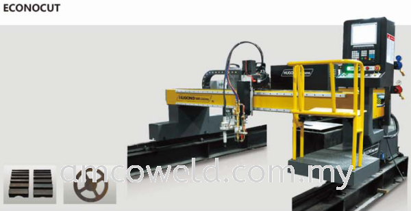 HG ECONOCUT PLASMA CNC CUTTING MACHINE MODEL GANTRY TYPE CNC PLASMA MACHINE  HUGONG CNC SYSTEM CNC MACHINE AUTOMATION Johor Bahru (JB), Malaysia, Selangor, Kuala Lumpur (KL), Singapore, Indonesia, Vietnam Supplier, Suppliers, Supply, Supplies | Amcoweld (M) Sdn Bhd