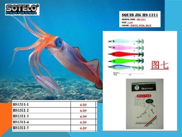 HS 1311 SQUID JIG LURE Selangor, Malaysia, Kuala Lumpur (KL), Klang Fishing, Supplier, Supply, Supplies | Kesan Kenangan Sdn Bhd