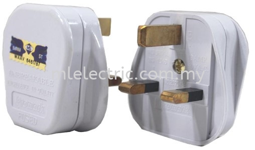 PROMARK 13A PLUG TOP (WHITE) 13A PLUG TOP Plug Adaptor & sockets Selangor, Malaysia, Kuala Lumpur (KL), Batu Caves Supplier, Suppliers, Supply, Supplies | ML Electric Sdn Bhd