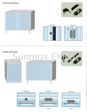 Tambour Door Lock