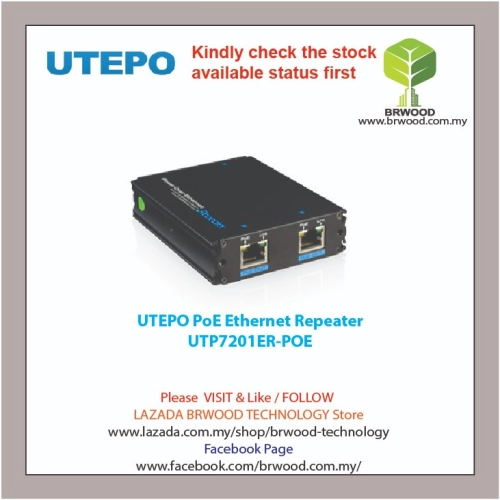 UTEPO UTP7201ER-POE: PoE Ethernet Repeater