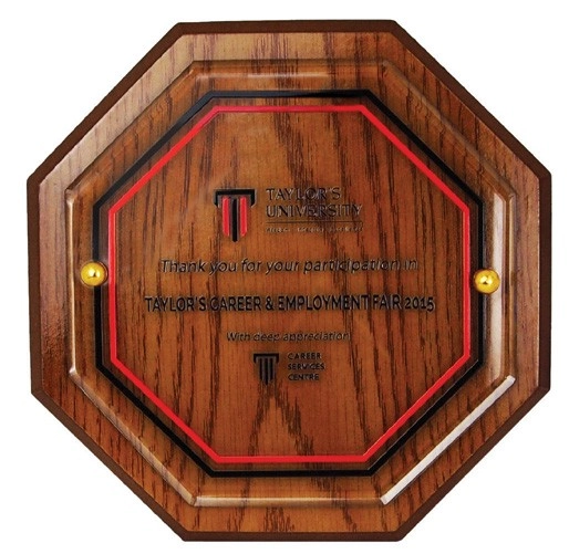 3062 Wooden Crystal Plaque(N)