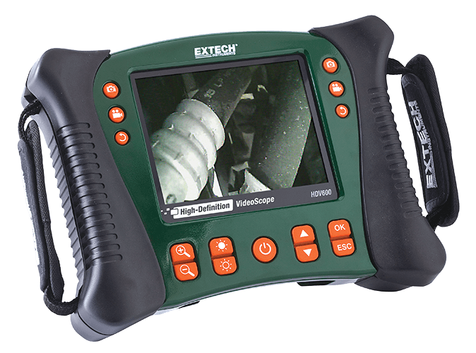 Extech BR200 Video Inspection Camera- Borescope 3.5 LCD Screen (3' Cable)