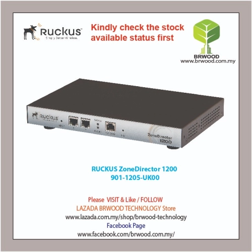 RUCKUS 901-1205-UK00: ZoneDirector 1200 Enterprise-Class Smart Wireless Lan Controller