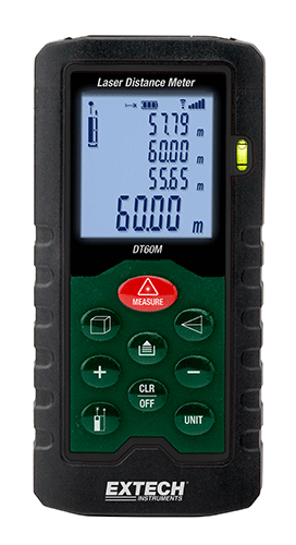 Extech DT60M Laser Distance Meter Distance Meters Extech Instruments Test & Measurement Products Malaysia, Selangor, Kuala Lumpur (KL), Shah Alam Supplier, Suppliers, Supply, Supplies | LELab Sdn Bhd