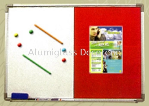 Magnetic White Board & Velcro Notice Board-38