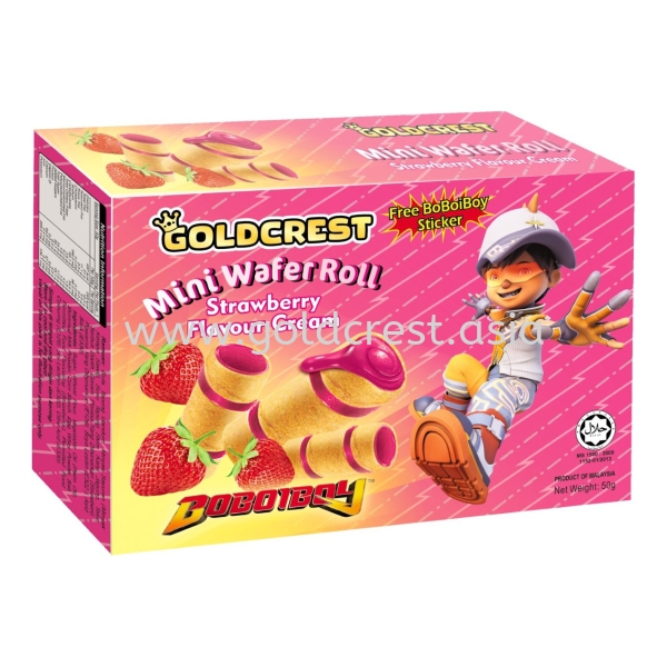 BBB Strawberry Waffle Roll Malaysia, Johor Bahru (JB), Selangor, Kuala Lumpur (KL) Supplier, Wholesaler, Supply, Supplies | GOLDCREST F&B SDN BHD