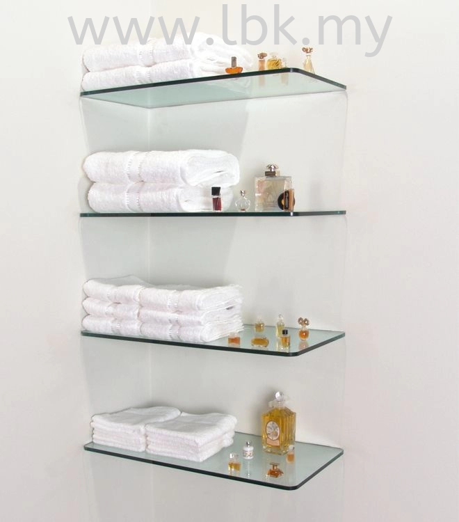 SAMPOO BASKET/ GLASS SHELF