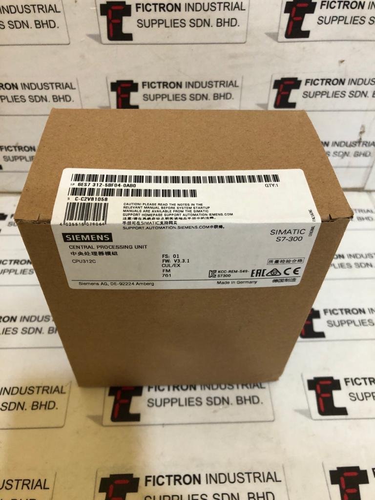 6ES7 312-5BF04-0AB0 6ES73125BF040AB0 SIEMENS PLC CPU Unit Supply Repair Malaysia Singapore Indonesia