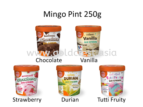 Mingo Pint 250g Ice cream Frozen Product Malaysia, Johor Bahru (JB), Selangor, Kuala Lumpur (KL) Supplier, Wholesaler, Supply, Supplies | GOLDCREST F&B SDN BHD