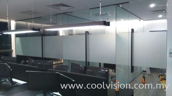 Frosted Film With Line Frosted Film @ Cyberjaya Frosted Film Shah Alam, Selangor, Malaysia. Installation, Supplies, Supplier, Supply | Cool Vision Solar Film Specialist