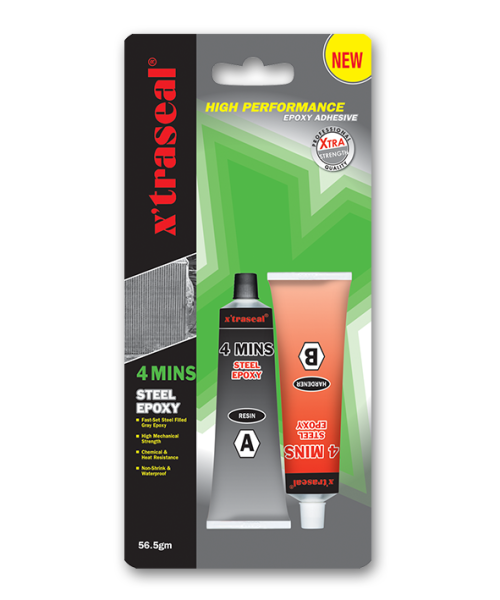  X'TRASEAL 4 MINS STEEL EPOXY EPOXY ADHESIVES X'TRASEAL ADHESIVE SEALANT Selangor, Malaysia, Kuala Lumpur (KL), Shah Alam Supplier, Suppliers, Supply, Supplies | Sze Chern Hardware Trading Sdn Bhd