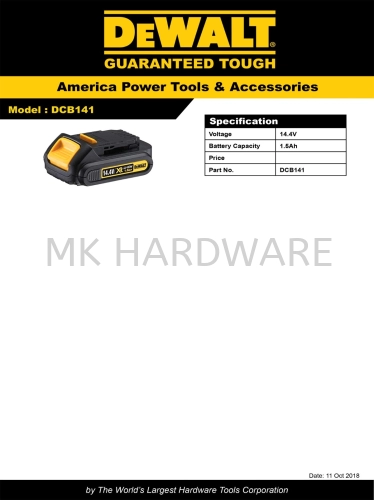 DEWALT BATTERIES 