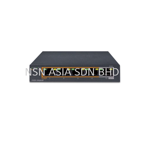 SW-FSD-504HP (4 Channel) Planet POE Switch Network Transmission Johor, Tangkak, Malaysia Supplier, Installation, Supply, Supplies | NSN Asia Sdn Bhd