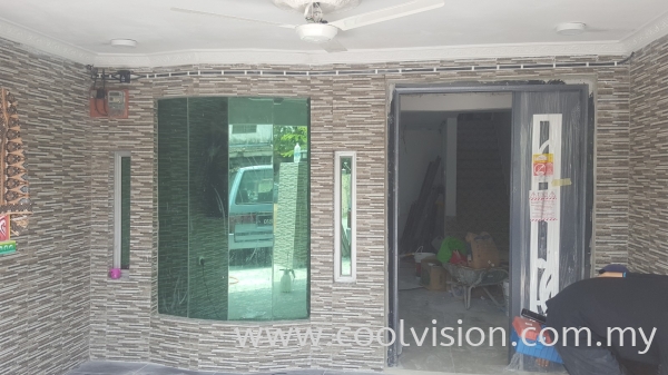 Window Film : Green / Silver Tinted Window Film @ Klang Tinted Film Shah Alam, Selangor, Malaysia. Installation, Supplies, Supplier, Supply | Cool Vision Solar Film Specialist