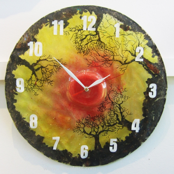 Round Shape Fused Glass Round Shape Clock Glass Clock Products Penang, Malaysia Supplier, Suppliers, Supply, Supplies | IBOX DESIGN