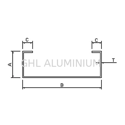 Aluminium Open Back