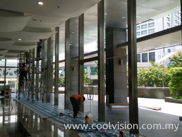 Tinded Film : Security Window Film Tinted Window Film @ Mutiara Damansara (SURIAN TOWER) Tinted Film Shah Alam, Selangor, Malaysia. Installation, Supplies, Supplier, Supply | Cool Vision Solar Film Specialist