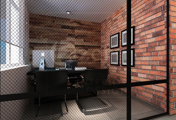 Transparent wall partition bring you to a new edge of open concept environment. Cozy Industrial Design for Mr. Christ's office in Damansara, Petaling Jaya. Malaysia Shah Alam, Selangor, Kuala Lumpur (KL), Malaysia Service, Interior Design, Construction, Renovation | Lazern Sdn Bhd