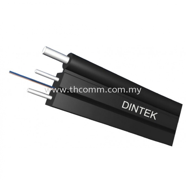 FTTH 2 CORE OUTDOOR AERIAL FLAT DROP CABLE DINTEK Cable   Supply, Suppliers, Sales, Services, Installation | TH COMMUNICATIONS SDN.BHD.