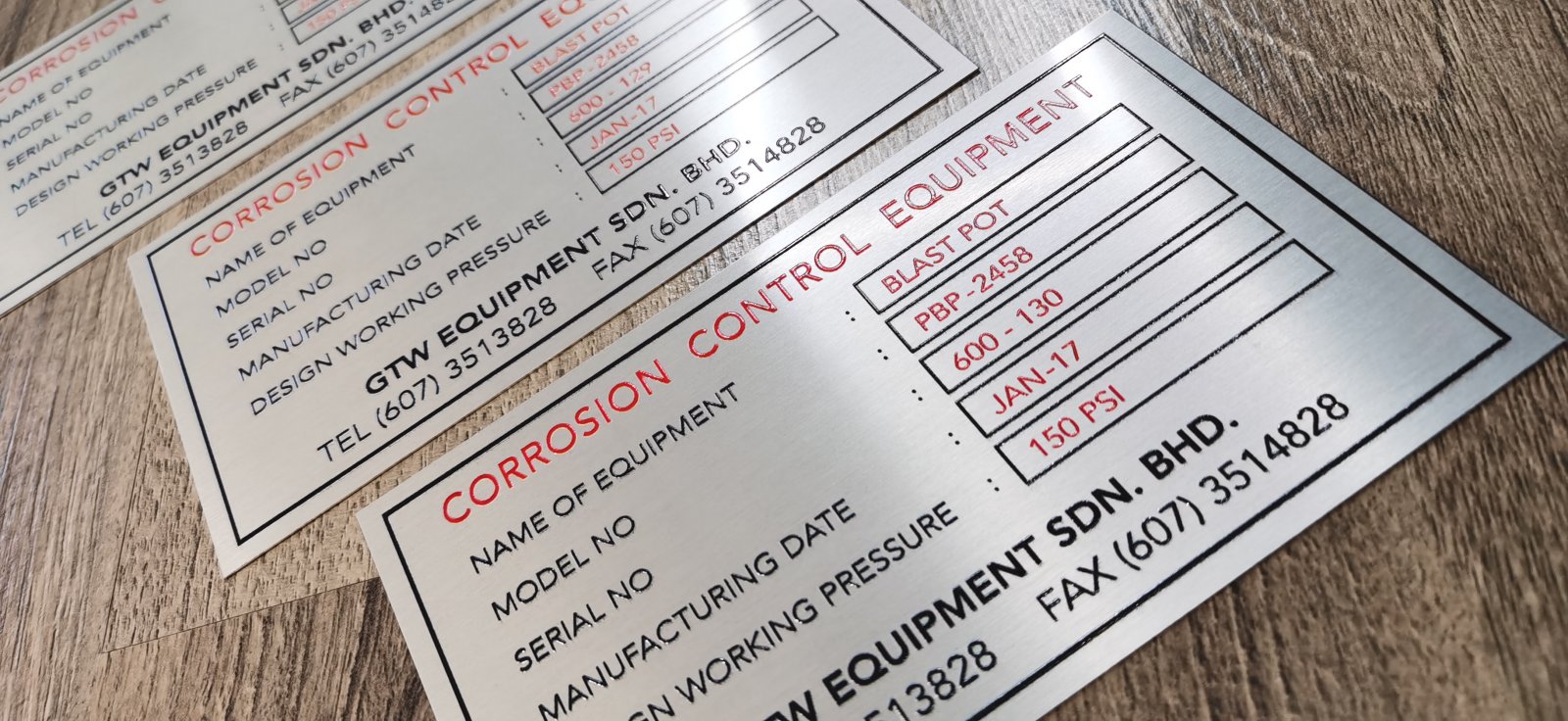 Aluminium Plate Uv Print With Serial Number Aluminium Tag With Uv Print Aluminium Stainless Steel