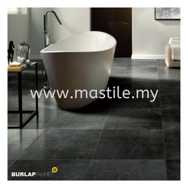 Black Burlap Fabric (Bellezza) ( 60x60cm ) (30x60cm)) Bellezza Tiles Malaysia, Johor Bahru (JB), Pandan, Nusajaya, Pasir Gudang Supplier, Importer, Wholesaler, Supply | Mastile Interconcept Sdn. Bhd.