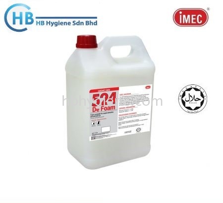 IMEC 524 De Foam, Anti-Foam / Defoamer for Carpet Extraction & Water Pick Up, Halal, 5L karpet Sabun Pencuci Kimia Pontian, Johor Bahru(JB), Malaysia Suppliers, Supplier, Supply | HB Hygiene Sdn Bhd