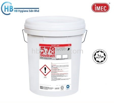 IMEC 578 Sustract, Food Grade Sanitizer, Deodorizer & Cleaner for Kitchen Utensils, Halal, 20kg Kitchen Cleaning Chemicals Pontian, Johor Bahru(JB), Malaysia Suppliers, Supplier, Supply | HB Hygiene Sdn Bhd