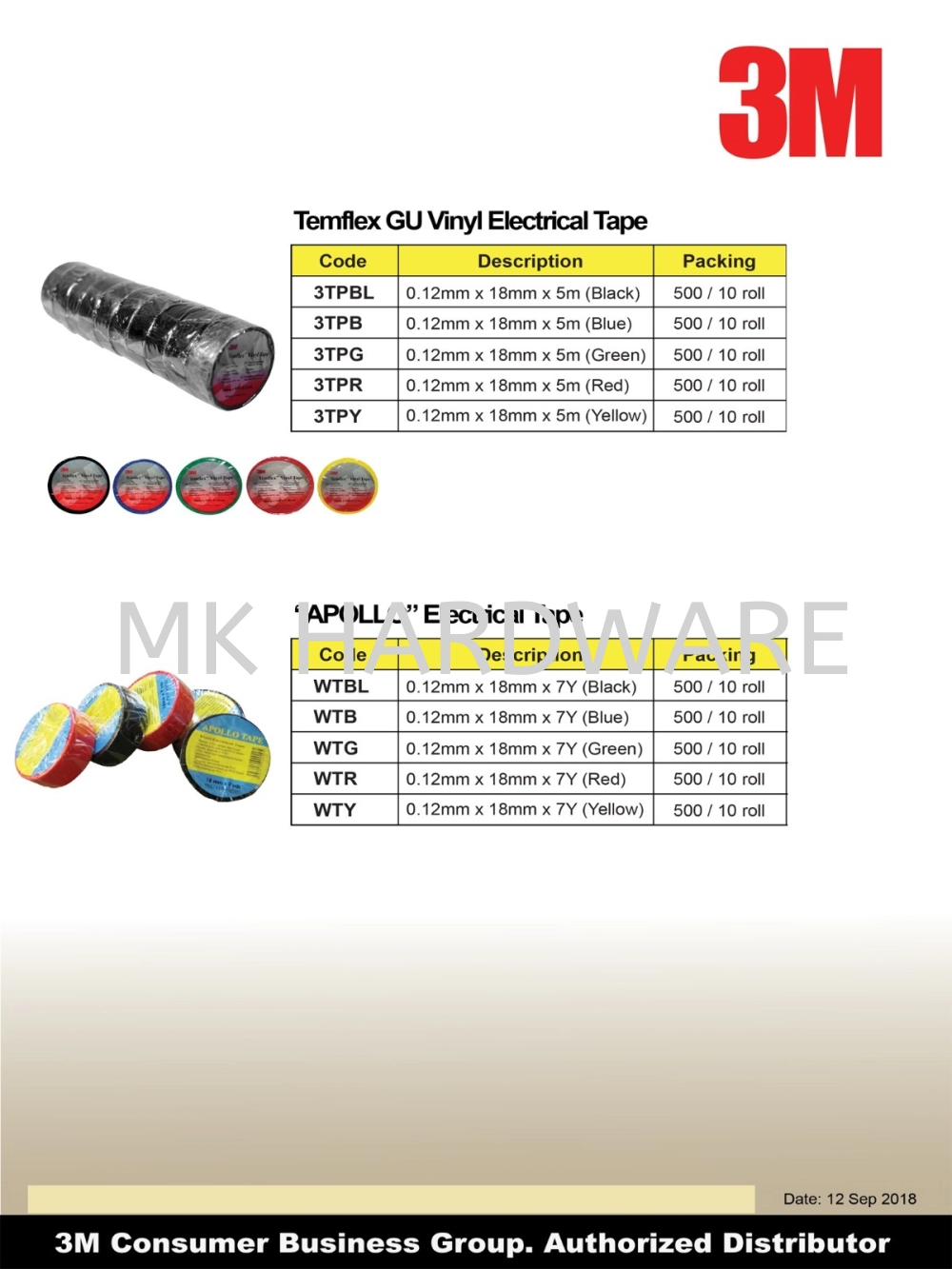 3M ELECTRICAL TAPE 