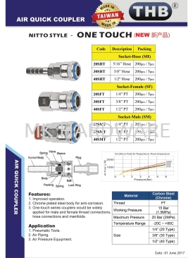 THB AIR QUICK COUPLER TAIWAN