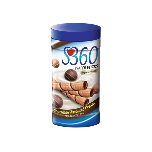 S360-Wafer-Sticks-Chocolate S360 Malaysia, Selangor, Kuala Lumpur, KL. Manufacturer, Suppliers, Supply, Supplier, Supplies | Huasin Food Industries Sdn Bhd