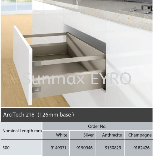 Hettich ArciTech 218 126 Base