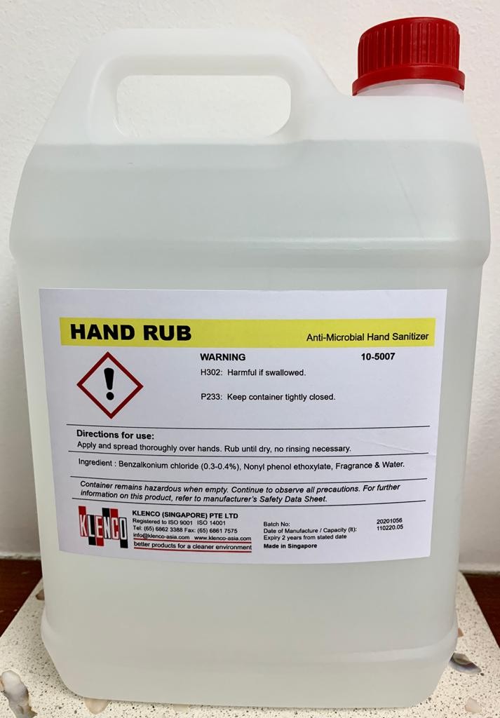 Hand Rub (5 Litres)