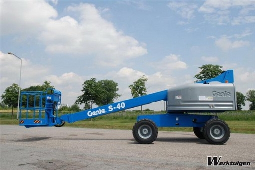 GENIE S-40 (YOM 2007) Boomlift Used Machine For Sales Malaysia, Selangor, Kuala Lumpur (KL), Penang, Johor  Supplier, Rental, Sewa, Sales | Greenman Telehandler Sdn Bhd